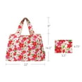 thumbnail image 2 of Wrapables Large Foldable Tote Nylon Reusable Grocery Bags, Sakura, 2 of 7