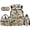 Duck Camo Print, variant on HUISEFOR 4-Piece Camo Fish School Backpack Set-17 Inch Flap Backpack with Lunch Box Pencil Case Water Bottle Holder, Suitable for Elementary Middle School Back to School