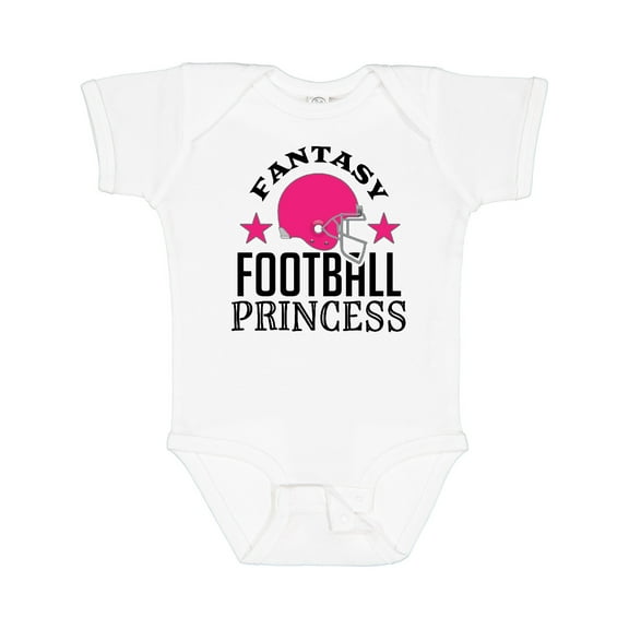Inktastic Fantasy Football Princess Girls Baby Bodysuit