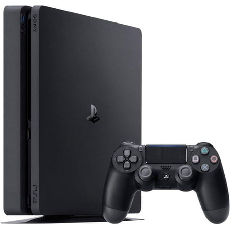 Playstation 4 Slim 2TB SSHD Console with Dualshock 4 Wireless Controller Bundle Enhanced with Fast Solid State Hybrid Drive