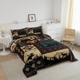 thumbnail image 3 of Erosebridal Aztec Comforter Sets Twin Rustic Southwestern American Native Bedding Set,Bear Deer Moose Quilt Retro Indian Style Hunting Animal Duvet Insert with 1 Pillowcase Microfiber, 3 of 7