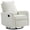 White, variant on Leumius Swivel Rocking Chair,Manual Upholstered Glider Recliner Rocking Chair for Nursery and Living Room,White