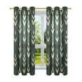 thumbnail image 7 of Yayeee Window Curtains Set of 2 for Living Room Light Filtering 63"x52", Green Plants, 7 of 7