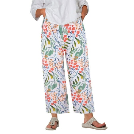 

Women s Pajama Pants Comfy Printed Wide Leg Pants Bow Elastic Waist Long Pj Bottoms Pants Suits for Women Business Casual