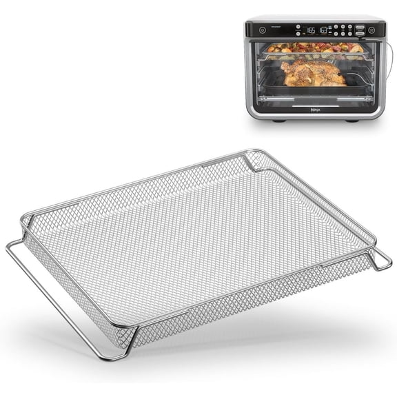 Air Fryer Rack Compatible with Ninja DT201 DT251 Foodi XL Toaster Oven, Stainless Steel