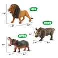 thumbnail image 4 of Juguetes con forma de animal Safari Zippytots para niños de 3 a 5 años, 6 unidades, 4 of 8
