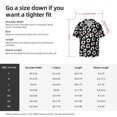 thumbnail image 5 of Fuzoiu Black Leopard Print Men's Casual Short,Men's Short Sleeve Shirt,Mens Casual Button Down Shirts,Cuban Collar Summer Shirt for Beach, Vacation, and Outdoor Activities-Large, 5 of 5