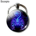 thumbnail image 2 of Porte-clés Zodiac Sign Porte-Clés 12 Constellations Pendentif, 2 of 7