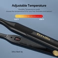 thumbnail image 3 of Terviiix Plancha plana tipo lápiz para bordes y cabello corto, plancha de pelo pequeña de 3/10 pulgadas para hombres, mini plancha plana de cerámica para Pixie y barba, calentamiento rápido de 15 s, d, 3 of 5
