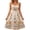 Beige#1, variant on Levmjia Women's Oktoberfest Dress Sleeveless Square Neck Midi Dress German Beer Festival Print Corset Waist A Line Flared Skirt Casual Summer Dress