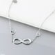 thumbnail image 4 of Pulsera Infinity de plata 925 para mujeres jóvenes con caja de regalo, 4 of 4