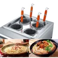 thumbnail image 2 of TECHTONGDA - Máquina para cocinar fideos/pasta eléctrica de sobremesa comercial con 4 cestas, 220 V, 4000 W, 2 of 4