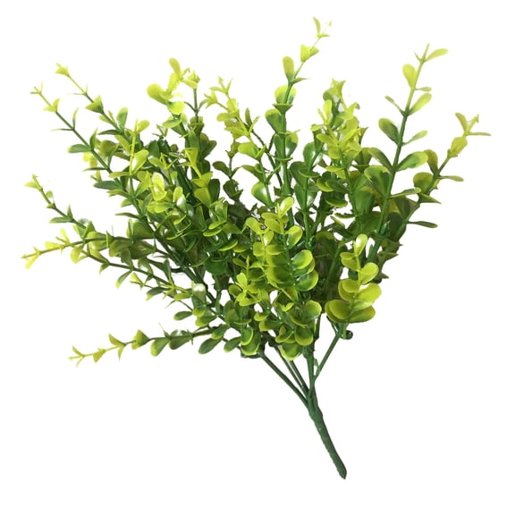 TEHAUX Uv Resistant Artificial Eucalyptus Plant for Home and Garden Decoration