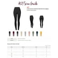 thumbnail image 5 of A2Y Women's Cotton Full Length Waistband High Waist Knit Leggings Charcoal 3XL, 5 of 5