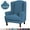 Dust Blue, variant on Transform Your Living Space with Our 2-Piece Soft Wingback Chair Slipcover
