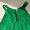 thumbnail image 4 of WAVSUF Kids Girls Outfit Sets Halter Sleeveless Tank Tops and Wide Leg Pants Spring and Summer Casual Comfort Cute Clothes 2 Piece Green Size 7-8, 4 of 9