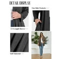 thumbnail image 3 of VEPKUL Women Cardigan Casual Lightweight Plus Size Cardigan 3/4 Sleeve Open Front Soft Light Cardigan Drape Duster 1XL-5XL, 3 of 10