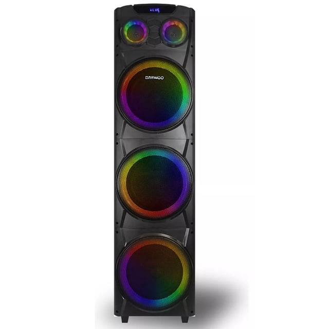Bafle Torre De Sonido Daewoo Bluetooh Bocina Inalámbrica Portátil 10" Luz Led DW2022 DAEWOO Bafle