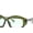 All Green, variant on Hipster Vintage Style Rectangular Lip Stick Shape Hinge Plastic Sunglasses Black - Beige