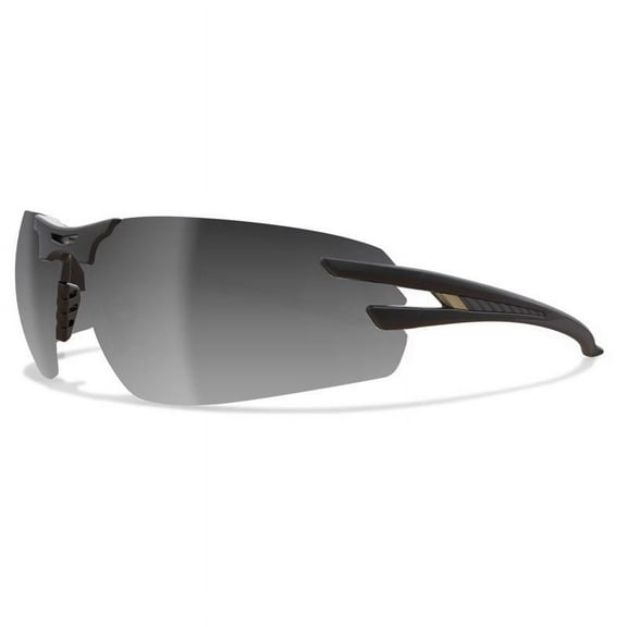 Salita, Safety Glasses, Anti-Fog, Silver Mirror Lens, Black Frame, Half-Frame