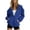 Royal Blue, variant on BFRGSIJ Full Zip Up Hoodie for Women Drawstring Hooded Sweatshirt Lightweight Casual Fall Winter Jacket with Pocket S