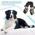thumbnail image 3 of Greeniant 4 piezas de zapatos para mascotas lindo algodón lluvia nieve botas conjunto de calcetines buena elasticidad con suela de goma cubierta de pata Ropa para mascotas amor negro S Greeniant PT003813-13B, 3 of 6