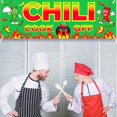 thumbnail image 3 of SURJDE Chili Cook Off Banner, Chili Banner Sign (180cm x 60cm GreenB), 3 of 7