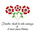 thumbnail image 2 of Spanish Wall Decals for Family Hallway - Familia donde la vida comienza y el amor nunca termina Family Love Quote in Spanish Home Wall Sticker - Size: 20 In x 16 In, 2 of 5