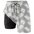 thumbnail image 4 of Men's Casual Shorts Mens Tennis Short Mens Apparel Shorts Quick Y Men Swim Shirt Baggy Cargo for Men Light Boy for Women Casual Set Denim Cargo Tall Athletic Grey 2XL, 4 of 4