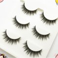thumbnail image 3 of Justharion 3/6/9 Pairs 100 Real 3D Makeup Cross False Eyelashes Eye Lashes Handmade 1Set, 3 of 6