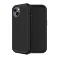 onn. Rugged Phone Case with Holster for iPhone 15 Black