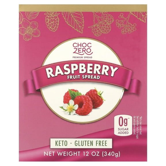 ChocZero, Raspberry Jam Style, 12 oz (340 g) Pack of 2