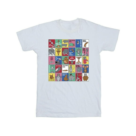 Tom et Jerry T-Shirt à Carreaux pour Garçons
