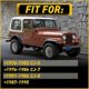 thumbnail image 3 of 2Pcs Car Interior Door Handle Strap Pull for CJ5 CJ7 CJ8 Wrangler YJ 1987-1995 55009801KS, 3 of 5