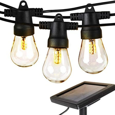 Brightech Ambience Pro Waterproof Led Outdoor Solar String Lights Brightech Ambience Pro Waterproof Led Outdoor Solar String Lights Hanging 1w Vintage Edison Bulbs