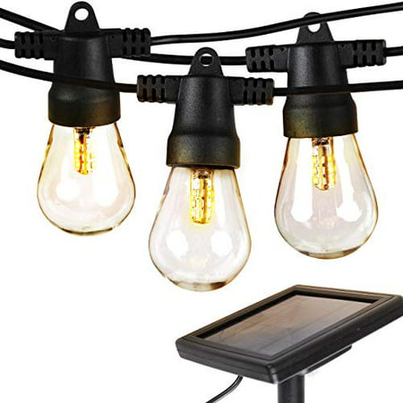 Brightech Ambience Pro Waterproof LED Outdoor Solar String Lights Create Cafe Ambience On Your Porch