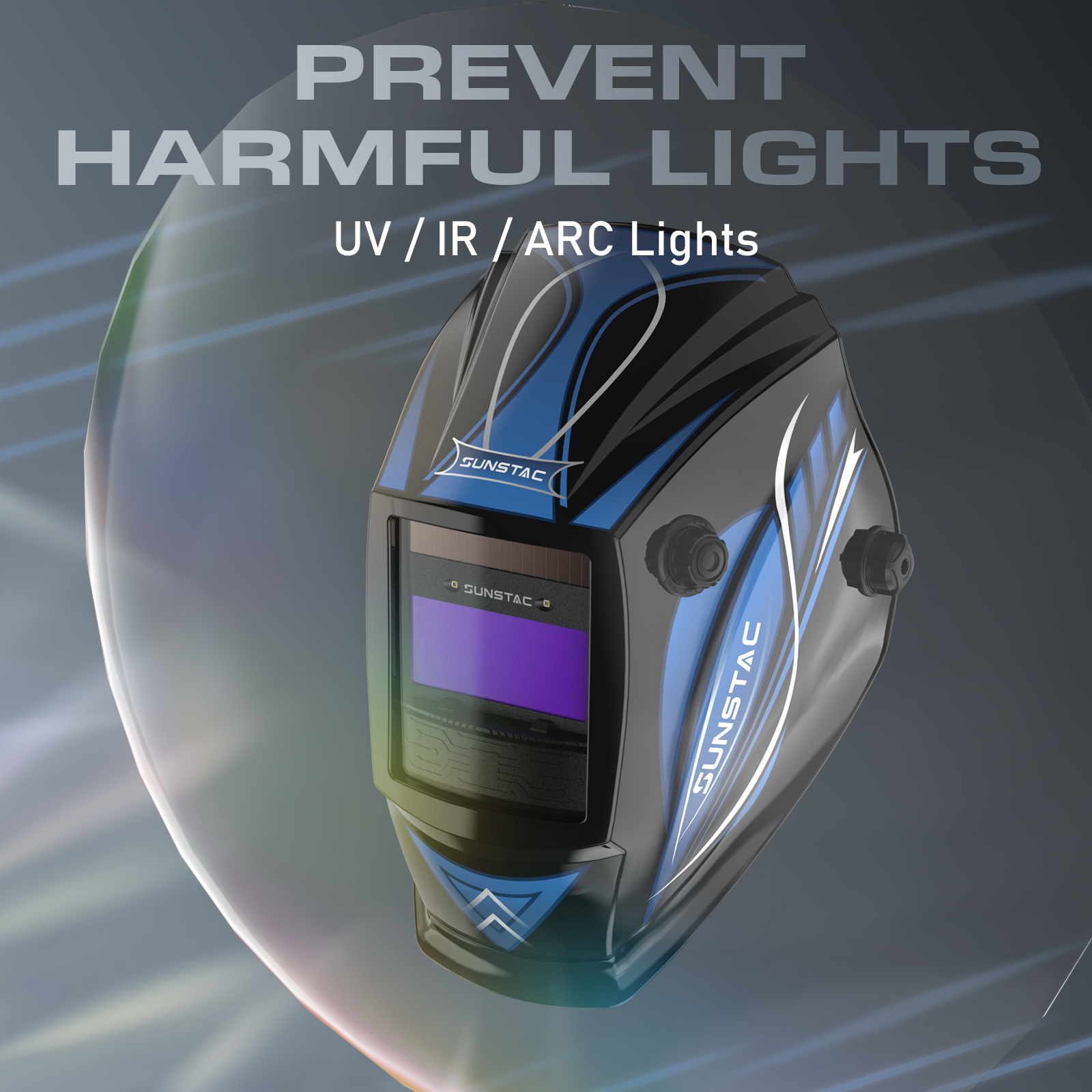 1/1/1/1 Optical Clarity Welding Helmet True Color Auto Darkening Welding Hood Wide Shade 4/9-13 for TIG MIG ARC Welding
