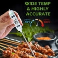 thumbnail image 6 of JoyMoreHome Instant Read Meat Thermometer with Long Probe Kitchen Cooking Food Candy Waterproof Digital Thermometer for BBQ Water Milk Yogurt Liquid Cooking, 6 of 7