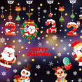 thumbnail image 3 of CCOCC 9Pcs Wall Decals Peel and Stick No Fall Cute Room Decor Simple Wall Decals,Garland Santa Claus, 3 of 4