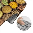thumbnail image 5 of Honeii Spices And Herbs Pattern Bathroom Anti-Skid Pad Bathroom Mat Vintage Seamless Pattern Not-Slip Toilet Rug Set, 5 of 6
