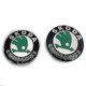 thumbnail image 1 of Car Emblem 2 pieces for Skoda models 90mm 80mm emblem hood and trunk B, 1 of 2