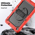 thumbnail image 4 of Funda para Samsung Galaxy Tab A9 Plus 11'' 2023 (SM-X210/X216/X218), Funda Protectora Resistente a Golpes con Protector de Pantalla, Soporte Giratorio de 360°, Correa para Mano/Hombro y Soporte para, 4 of 9