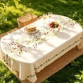 thumbnail image 6 of SLYNSHome French Floral Tablecloth, Waterproof Scratch Resistant Wipe Clean Table Cover,Rectangular Dining Decor For Kitchen Tea Table Indoor Home Decor, 6 of 7