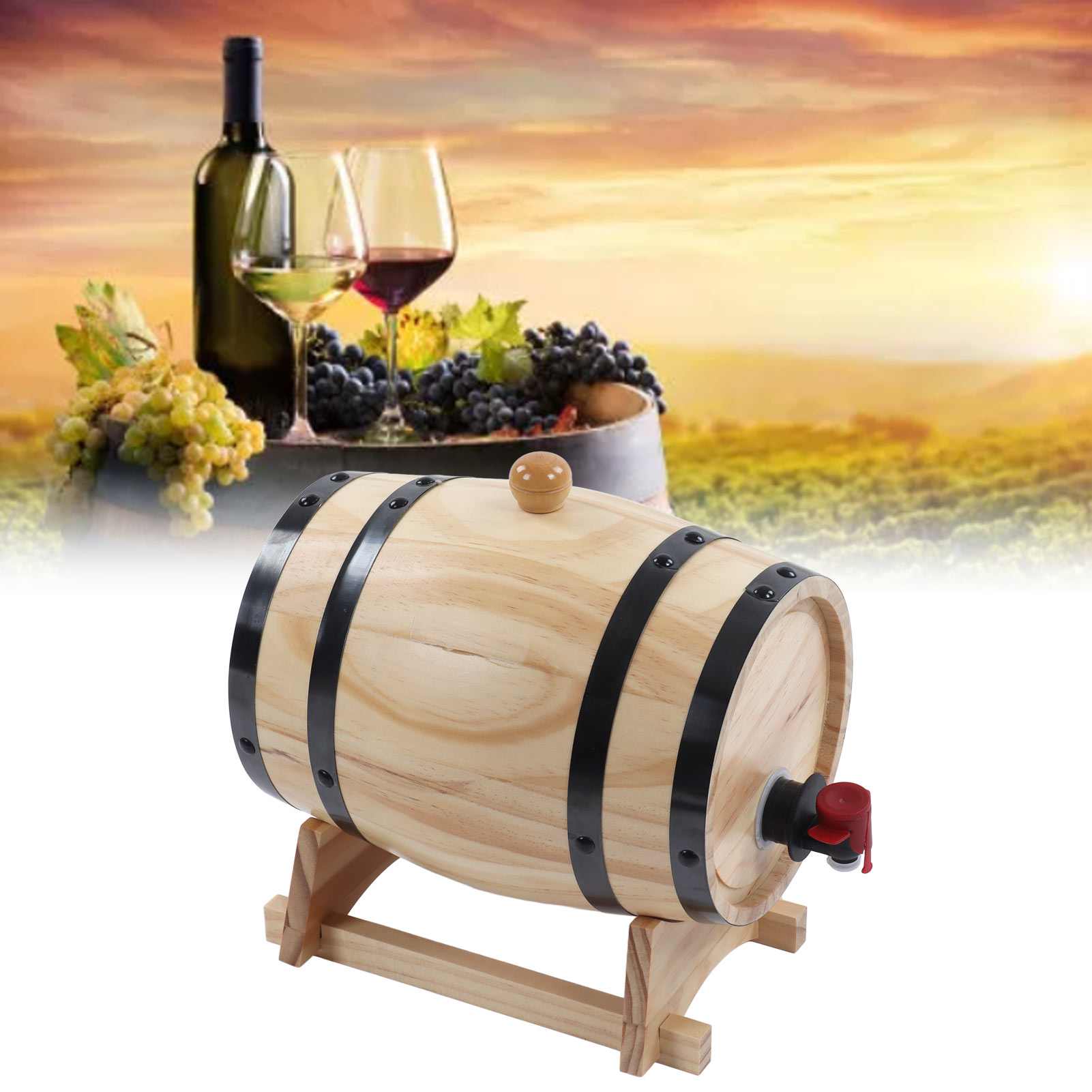Zaqw Wine Oak Barrels, Oak Aging Barrels Equipment For Restaurant