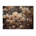 thumbnail image 3 of Designart "Magnolias Creating a Serene Landscape in White and Pink V" Floral Print on Natural Pine Wood, 3 of 5