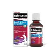 Children's Robitussin Kids Cough Congestion DM and Cold Medicine, 4 Fl Oz