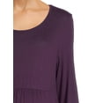 thumbnail image 5 of Time and Tru Women's Maternity Knit Babydoll Dress, 5 of 5