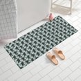 thumbnail image 2 of Blue Bigfoot Pattern Bathroom Rugs Mat,Non Slip Microfiber Bathroom Rug,Rubber Backing,Soft Bathroom Mats for Bathroom Floor,Tub and Shower,60x24in(150x60cm), 2 of 5
