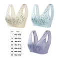 thumbnail image 4 of Minnieouse Sujetador Bralette Transpirable Y Que Absorbe La Humedad Para Mujeres Actividades Deportivas Ropa Interior Para Mujer Sujetadores Ropa interior verde claro 38/85【XL】, 4 of 6