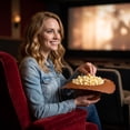 thumbnail image 5 of Cowboy Hat Popcorn Bucket, Brown Western Party Snack Bowl with Sheriff Star, 11.02 x 10.2 Inch Reusable Movie Night Serving Dish for Summer Festivals and BBQs, 5 of 6